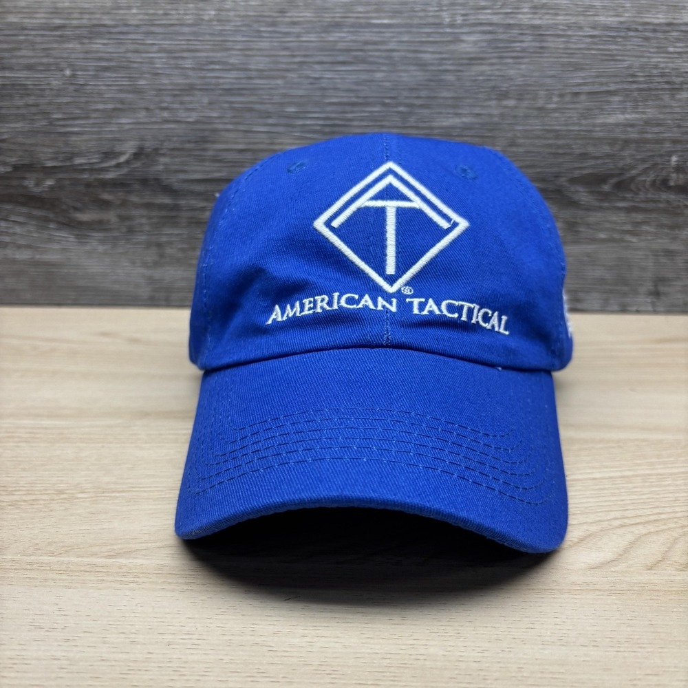 American Tactical Hat Cap Strap Back Mens One Size Blue Flag Baseball Patriotic‎